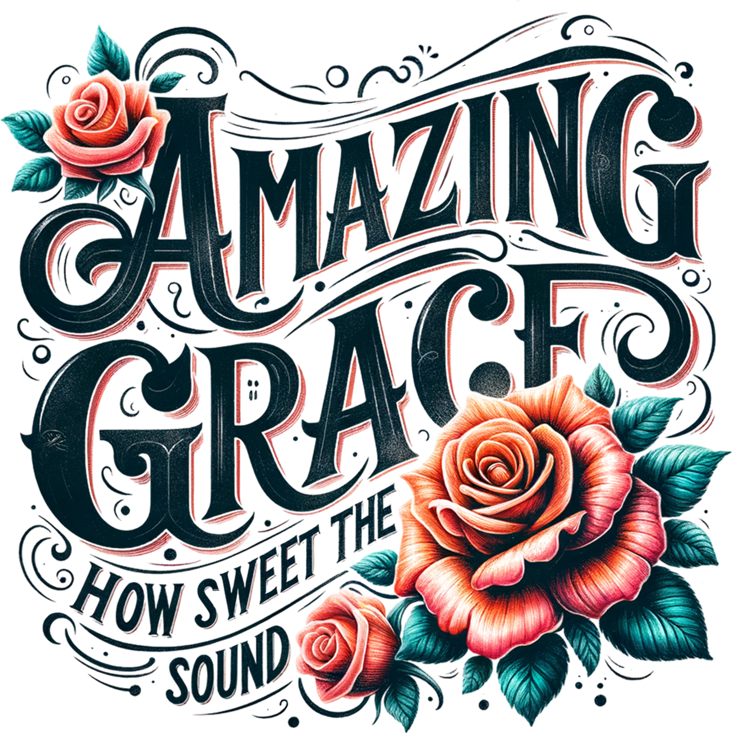 Amazing Grace - DTF Transfer
