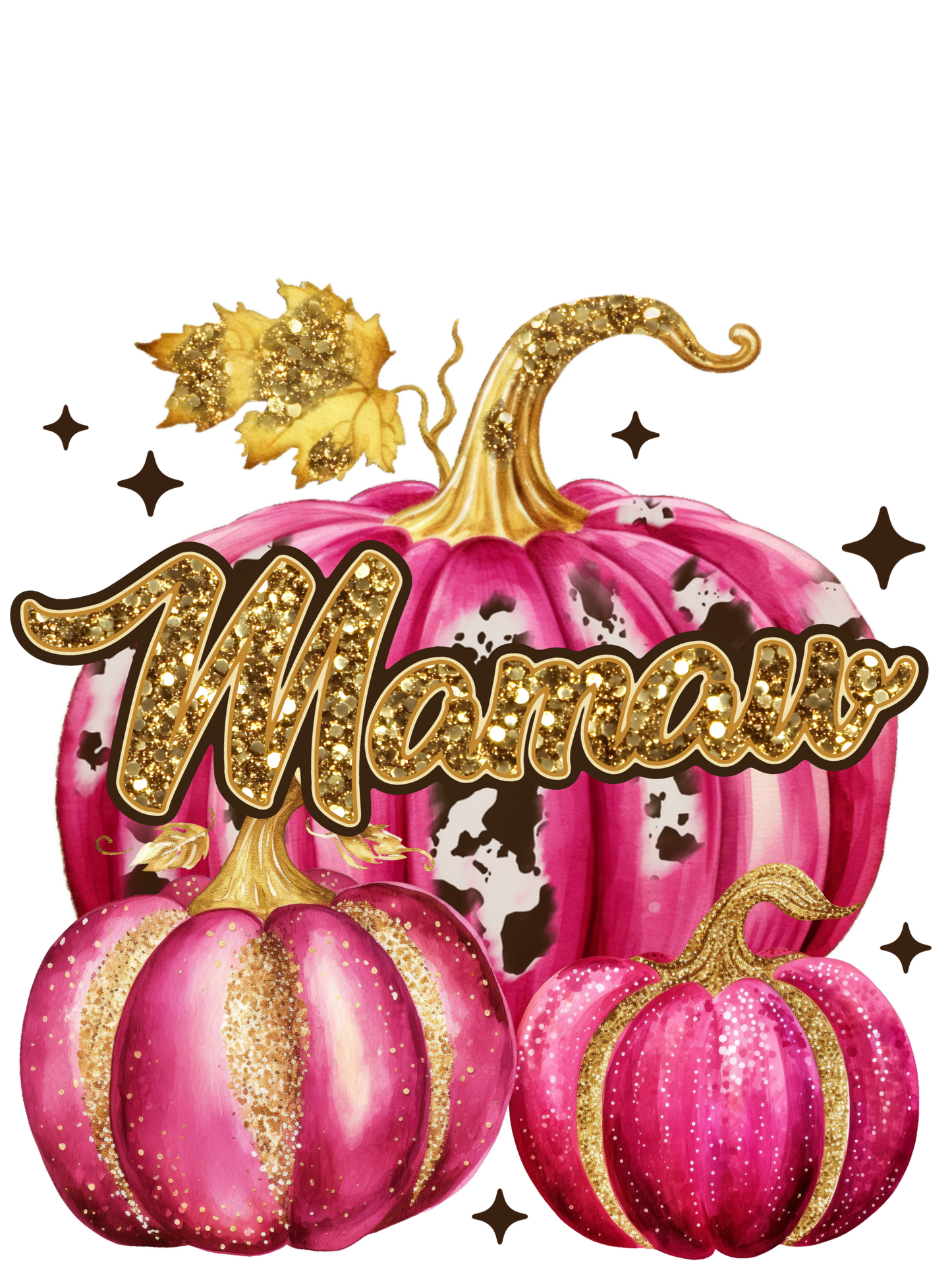 Pink Pumpkin Fall - Mama, Mini, Mamaw, Nana, Auntie