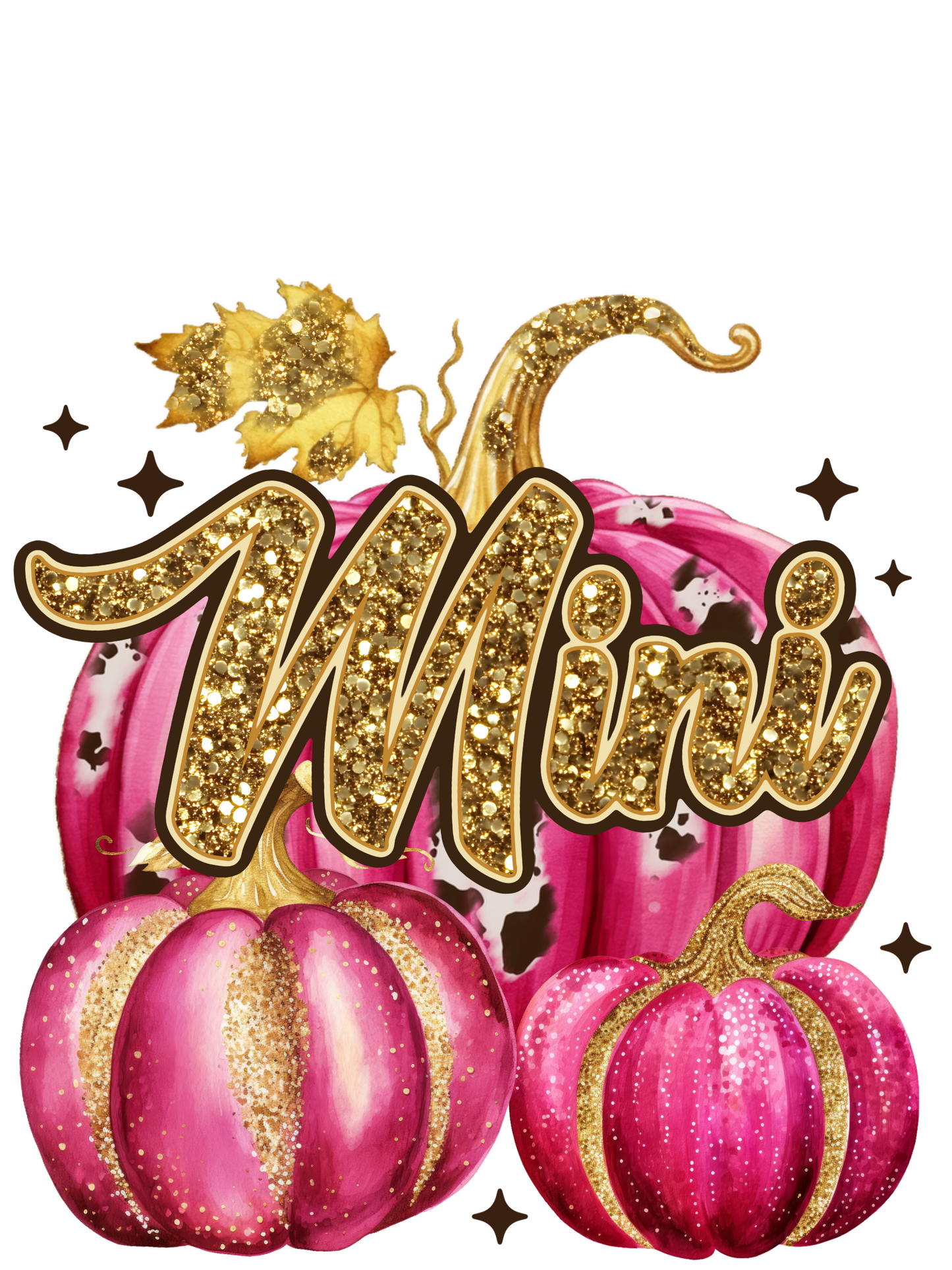 Pink Pumpkin Fall - Mama, Mini, Mamaw, Nana, Auntie