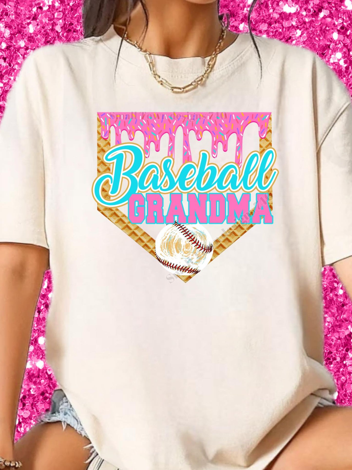Baseball Mama (6 Names to choose from) DTF Print