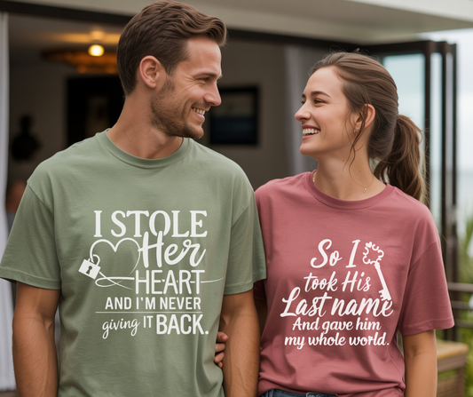 Husband & Wife Matching Designs