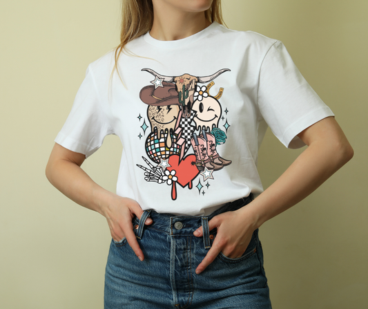 Western Smiley Collage