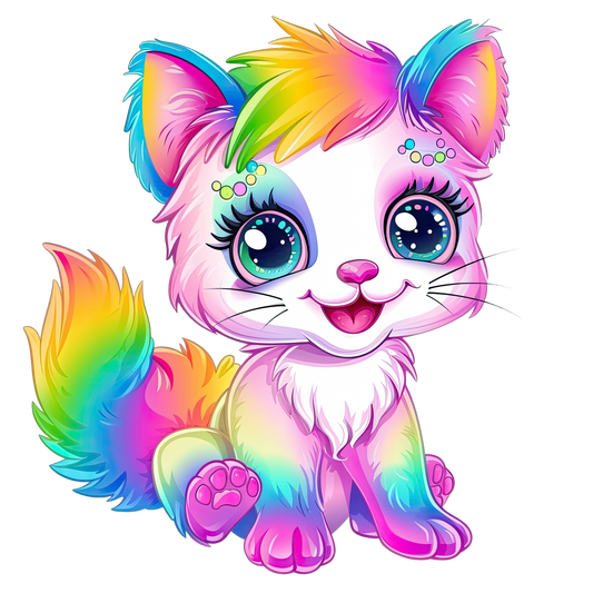 Rainbow Kitty Cat