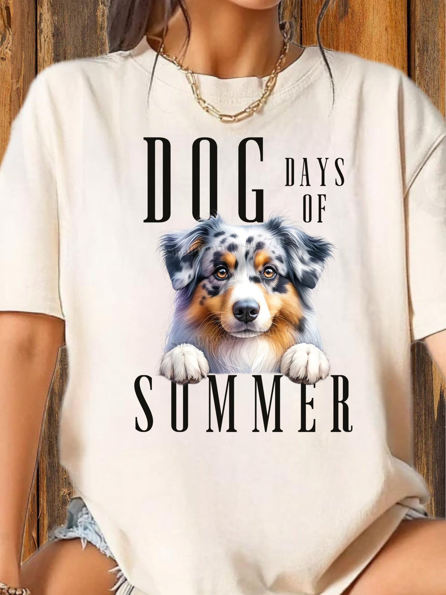 Dog Days of Summer - DTF Transfer (multiple breeds to choose from)