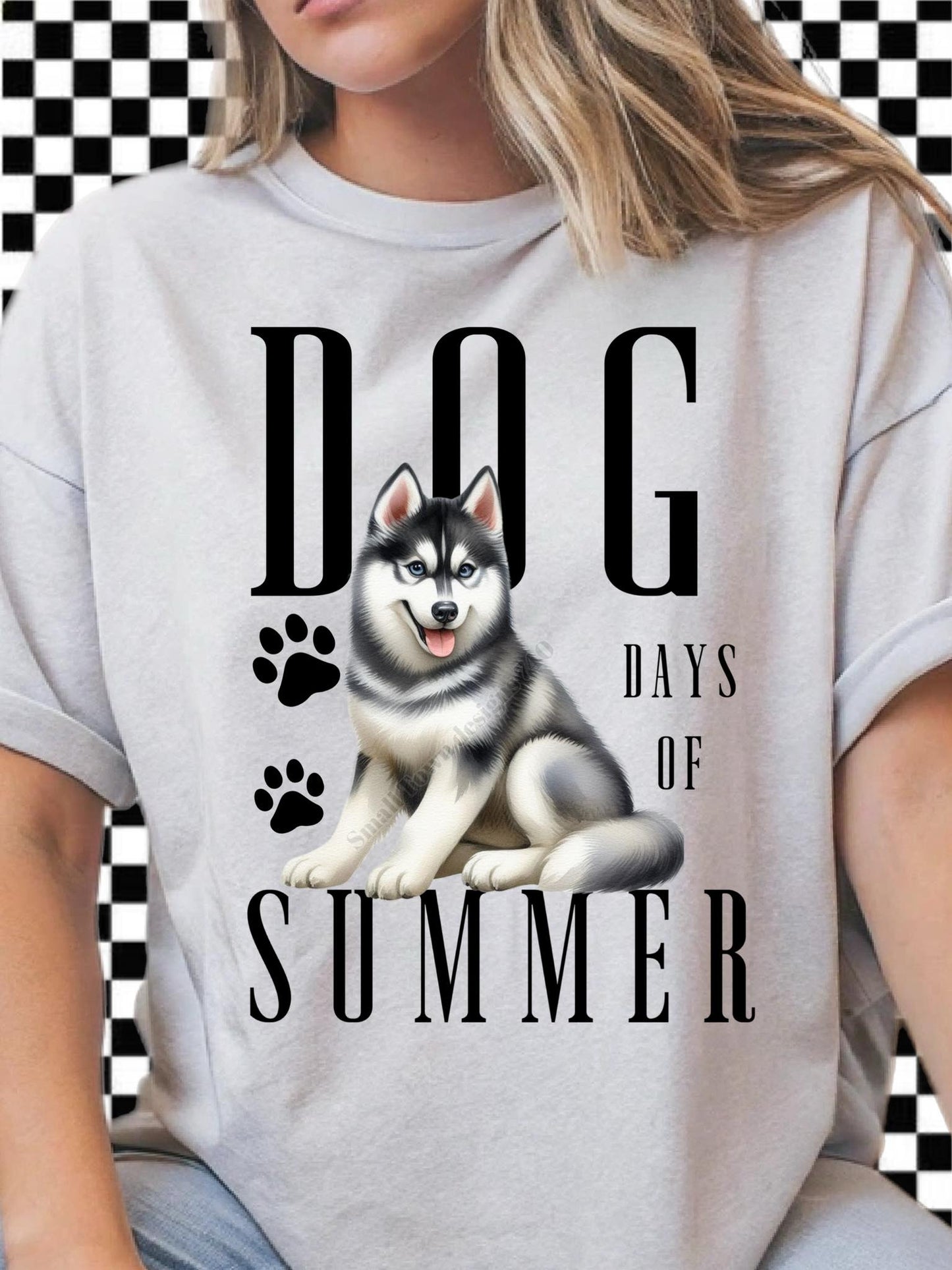 Dog Days of Summer - DTF Transfer (multiple breeds to choose from)