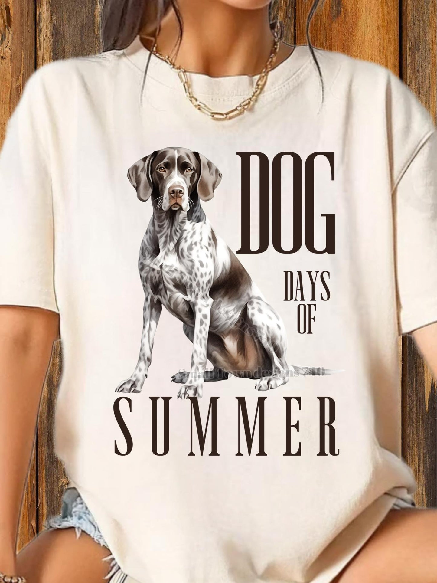 Dog Days of Summer - DTF Transfer (multiple breeds to choose from)