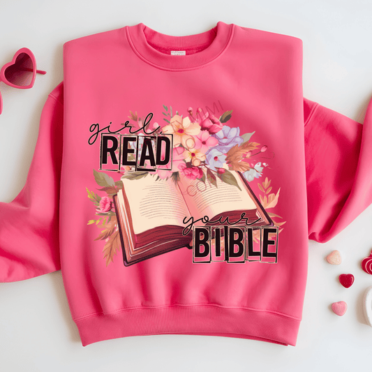 Girl Read Your Bible - Colorful