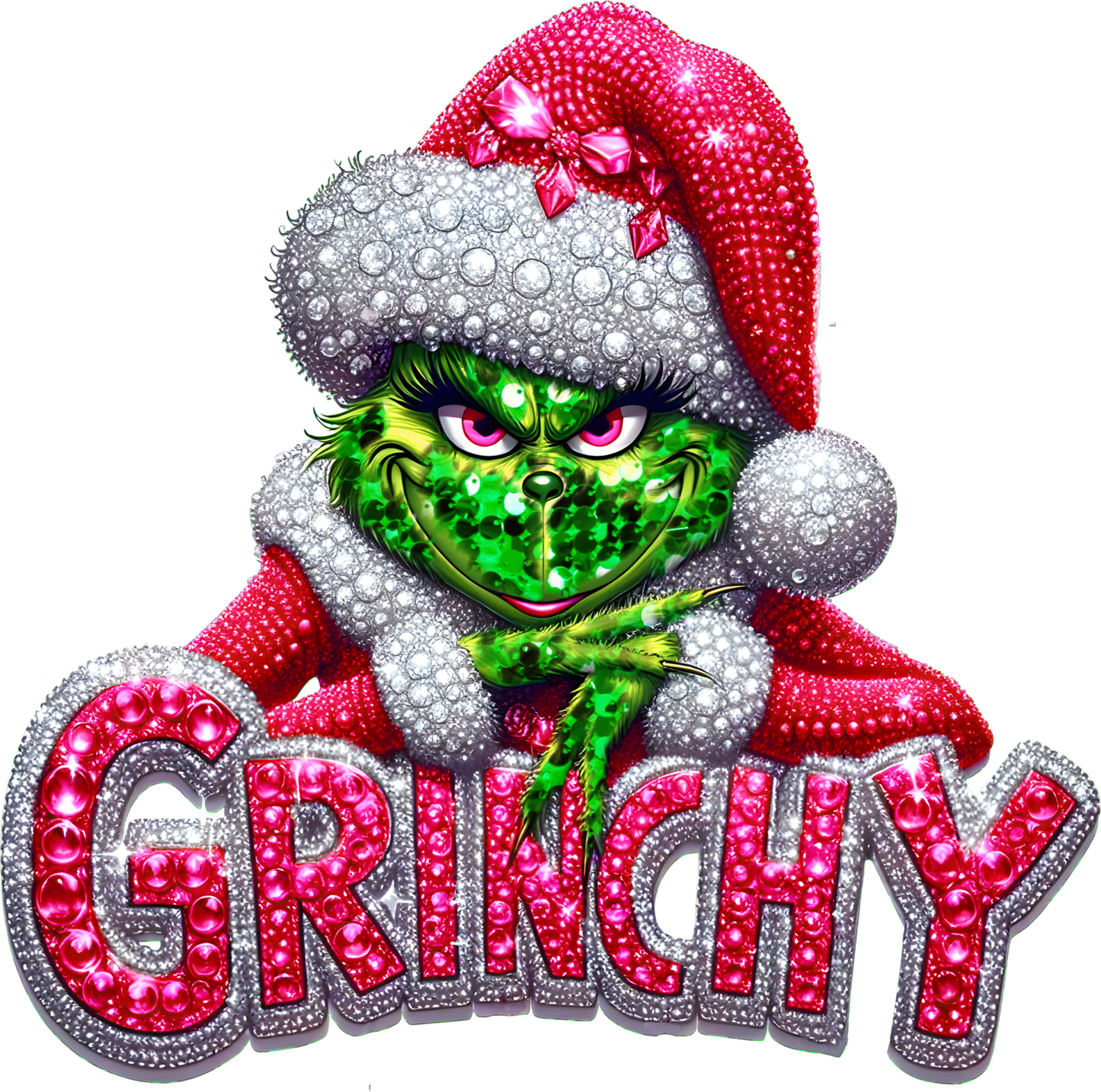 Grinchy - Pink Glitter