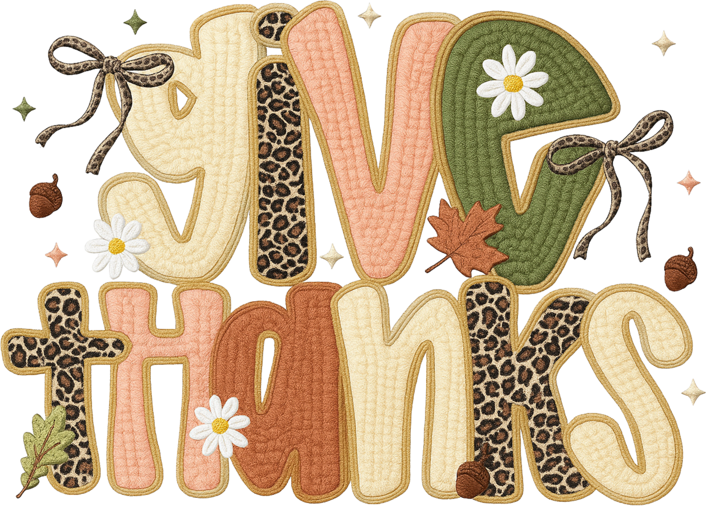 Faux Yarn Give Thanks