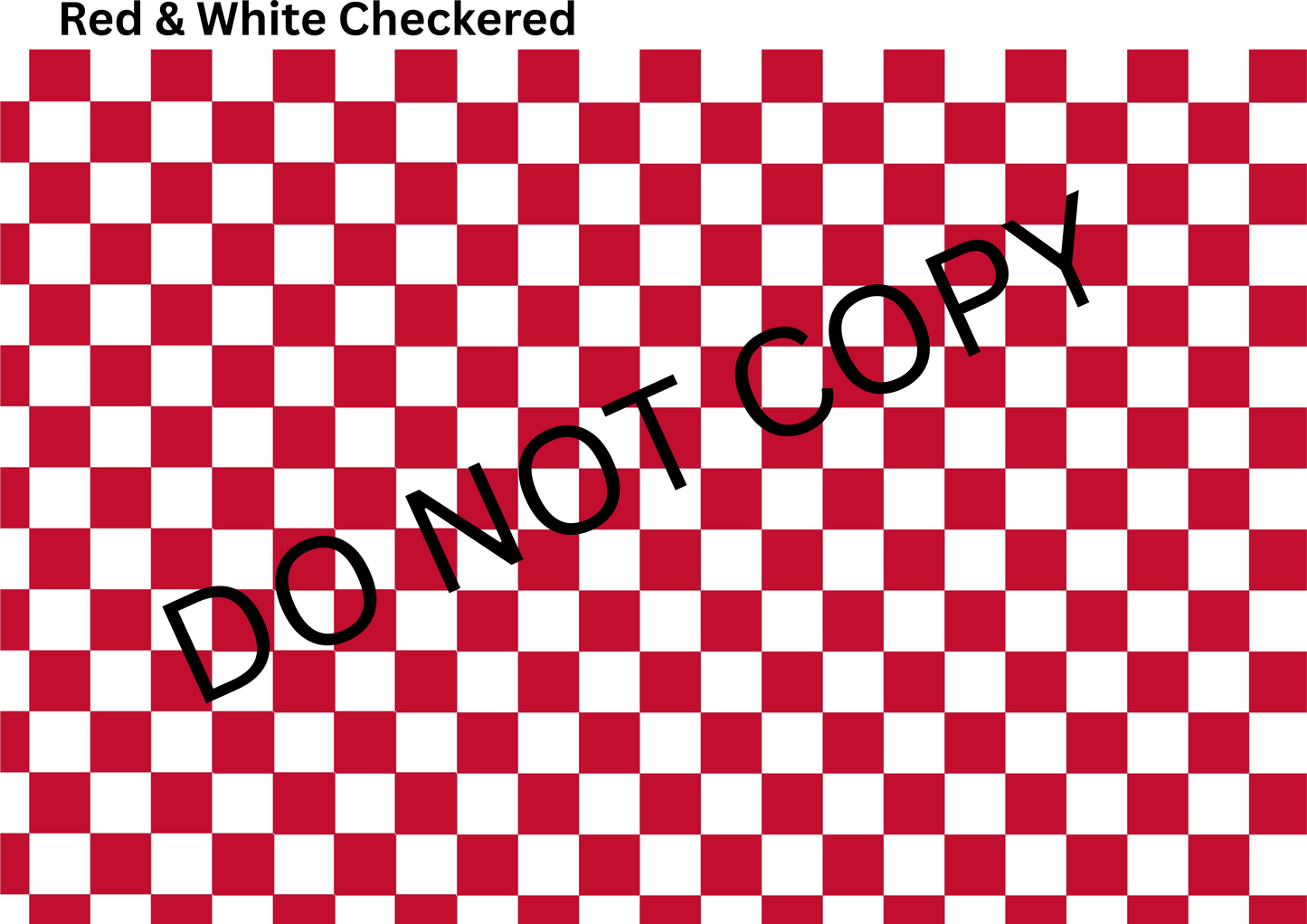 Red & White Checkered