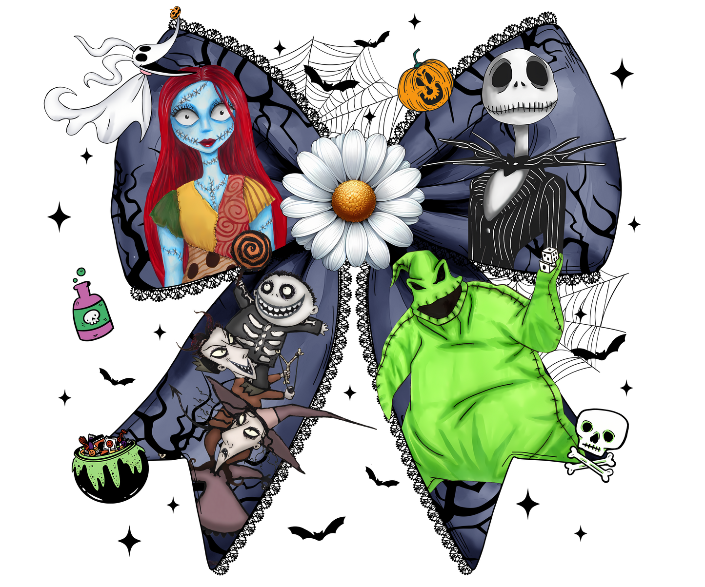 Halloween Character Bow