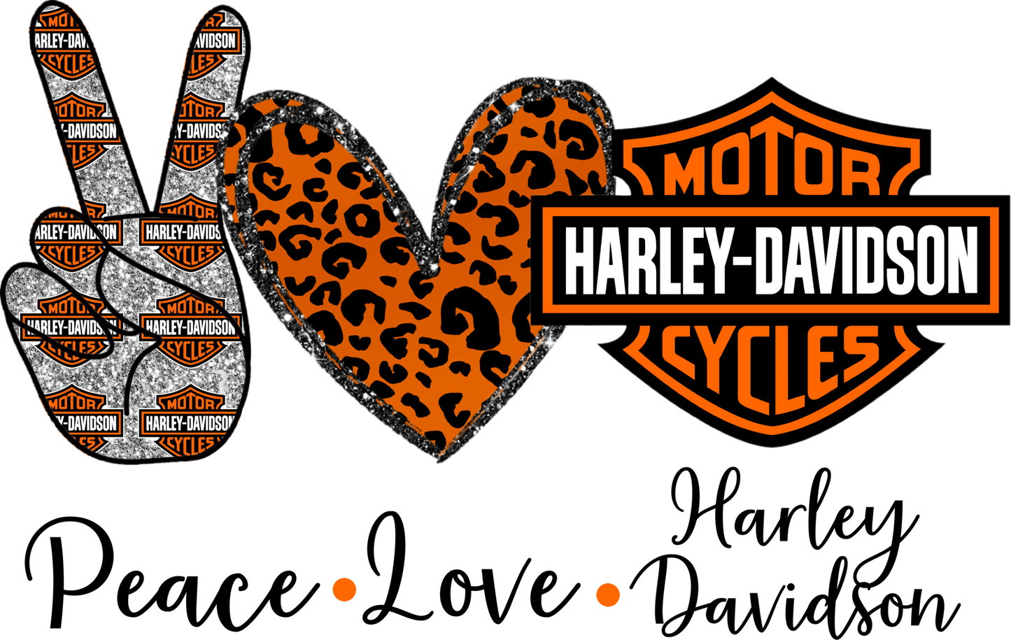 Peace Love Harley Davidson