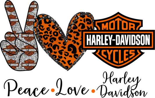 Peace Love Harley Davidson