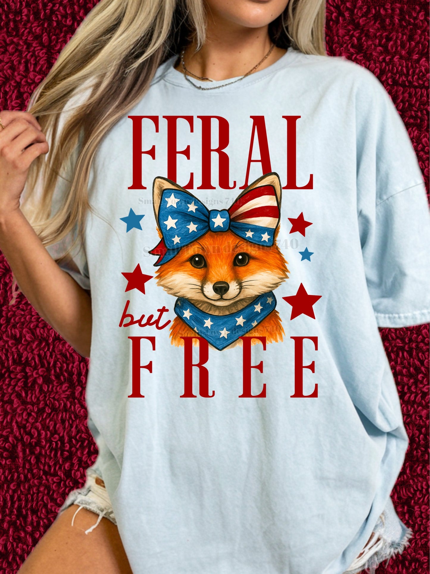 Feral But Free 4th of July - DTF Transfer