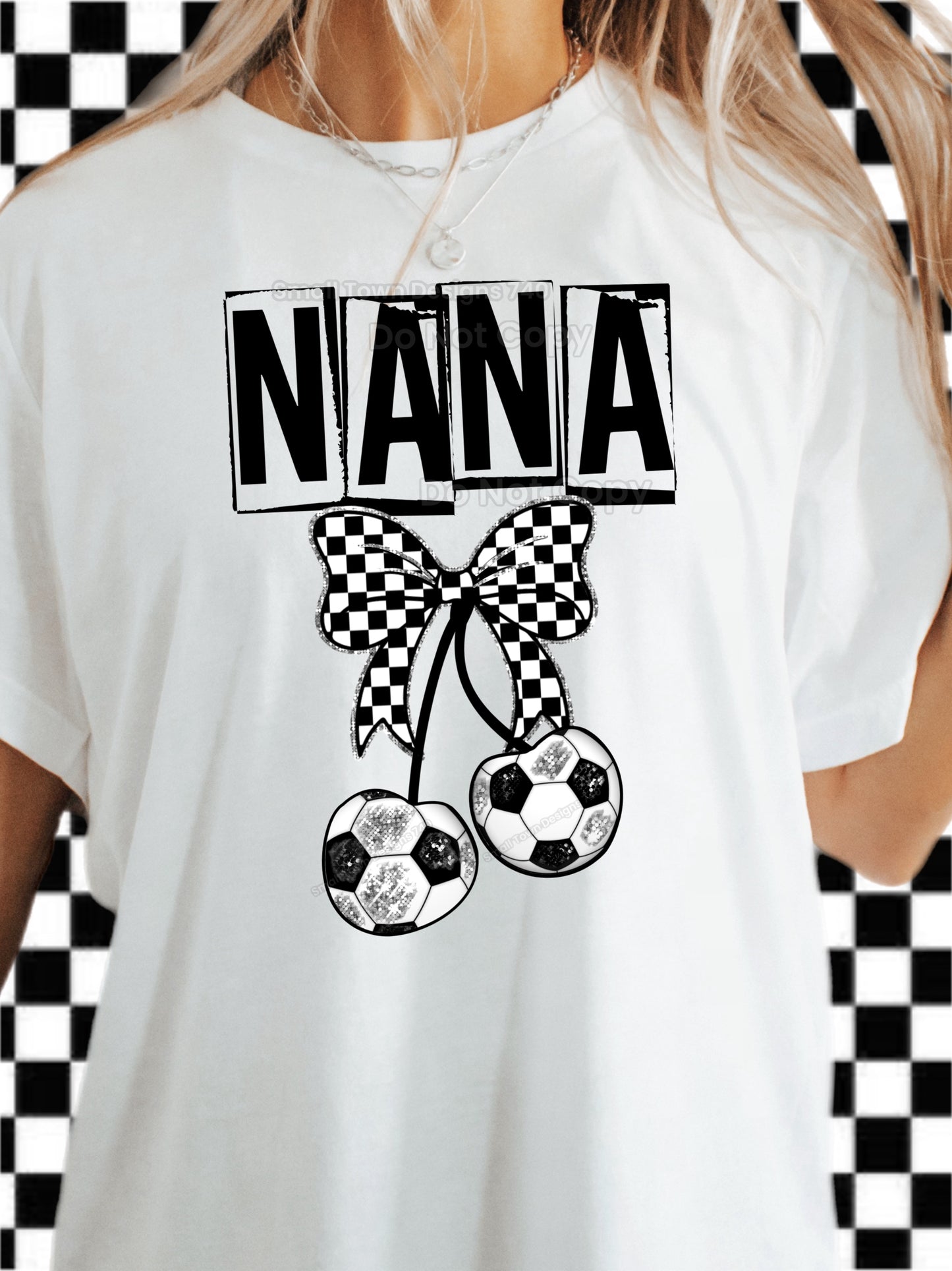 Soccer Bow - DTF Transfer