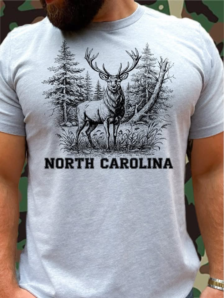 Deer with State - DTF Transfer