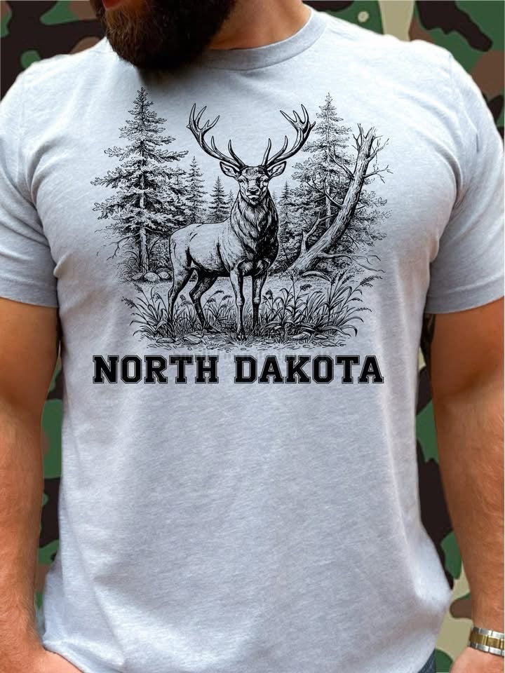 Deer with State - DTF Transfer