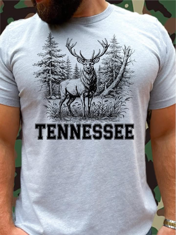 Deer with State - DTF Transfer