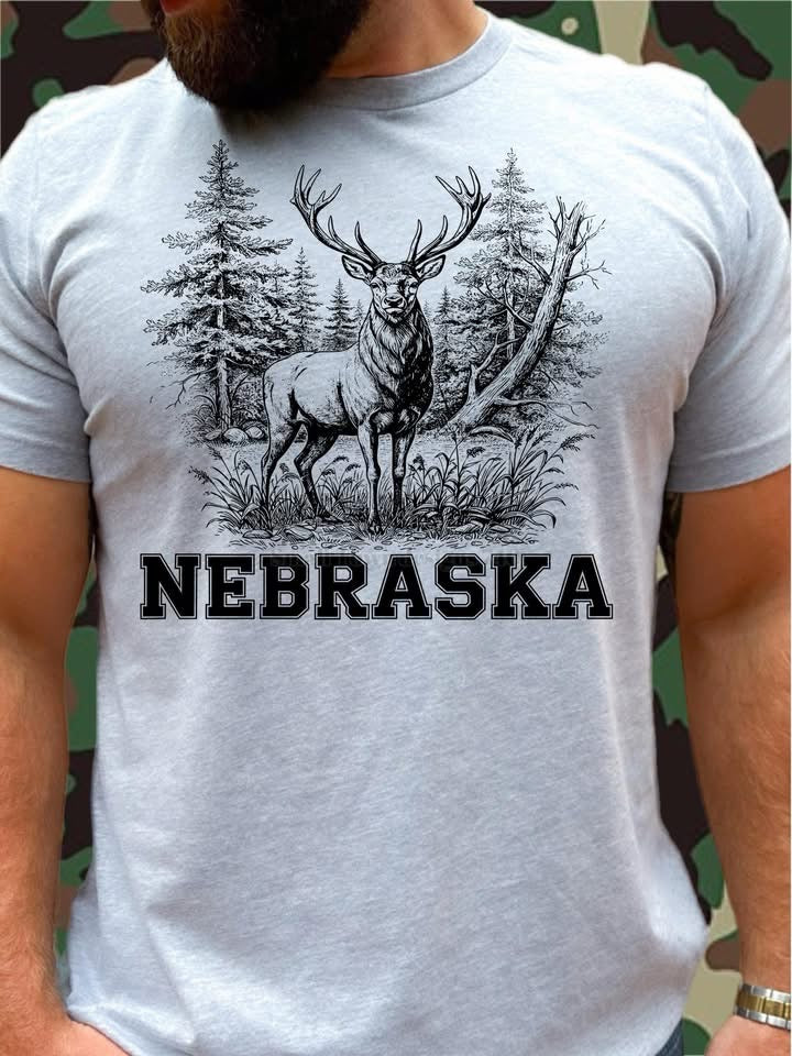 Deer with State - DTF Transfer