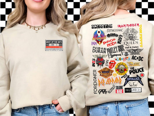 80’s Bands Collage - DTF Transfer