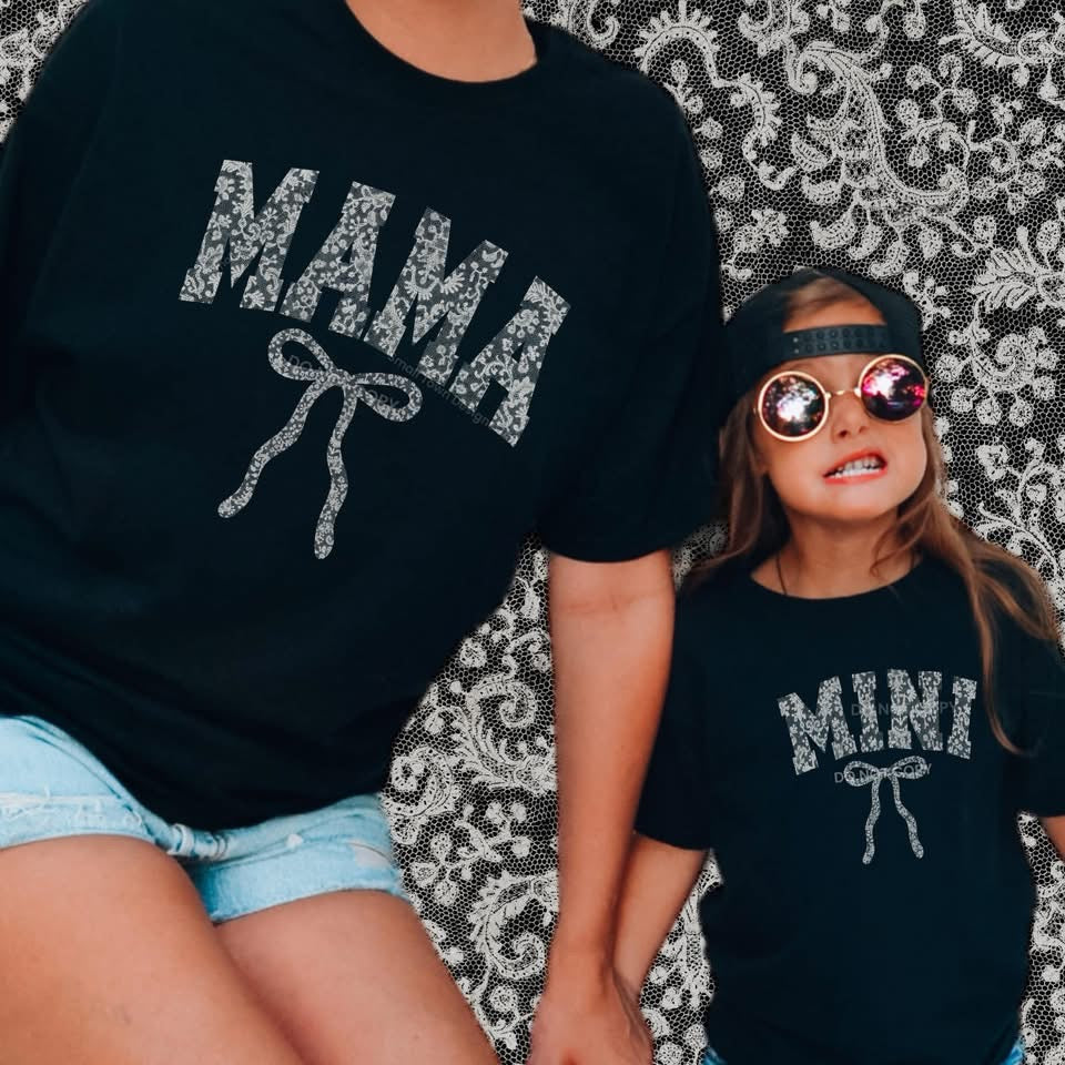 Mama Bow - DTF Transfer (22 name options)