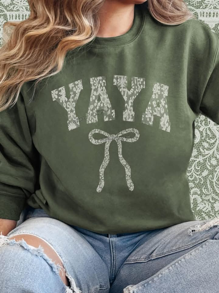 Mama Bow - DTF Transfer (22 name options)