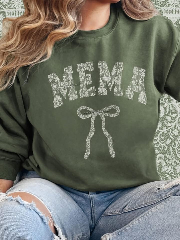 Mama Bow - DTF Transfer (22 name options)