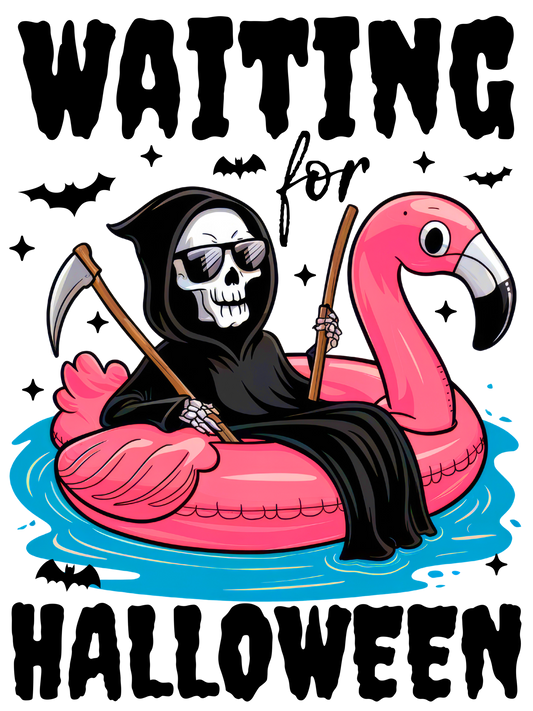 Waiting For Halloween Skeleton