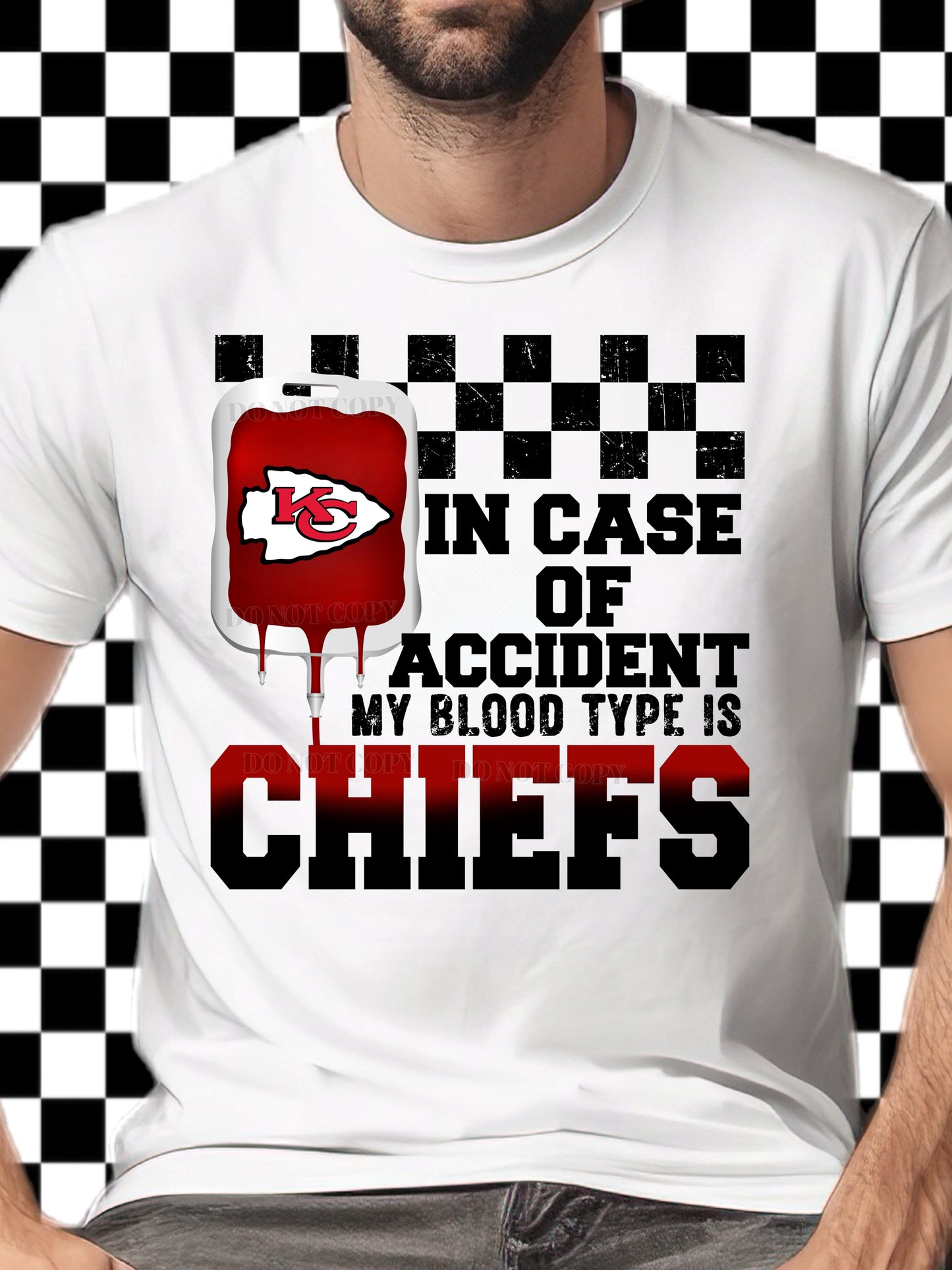In Case of Accident My Blood Type is Chiefs - NFL - Football