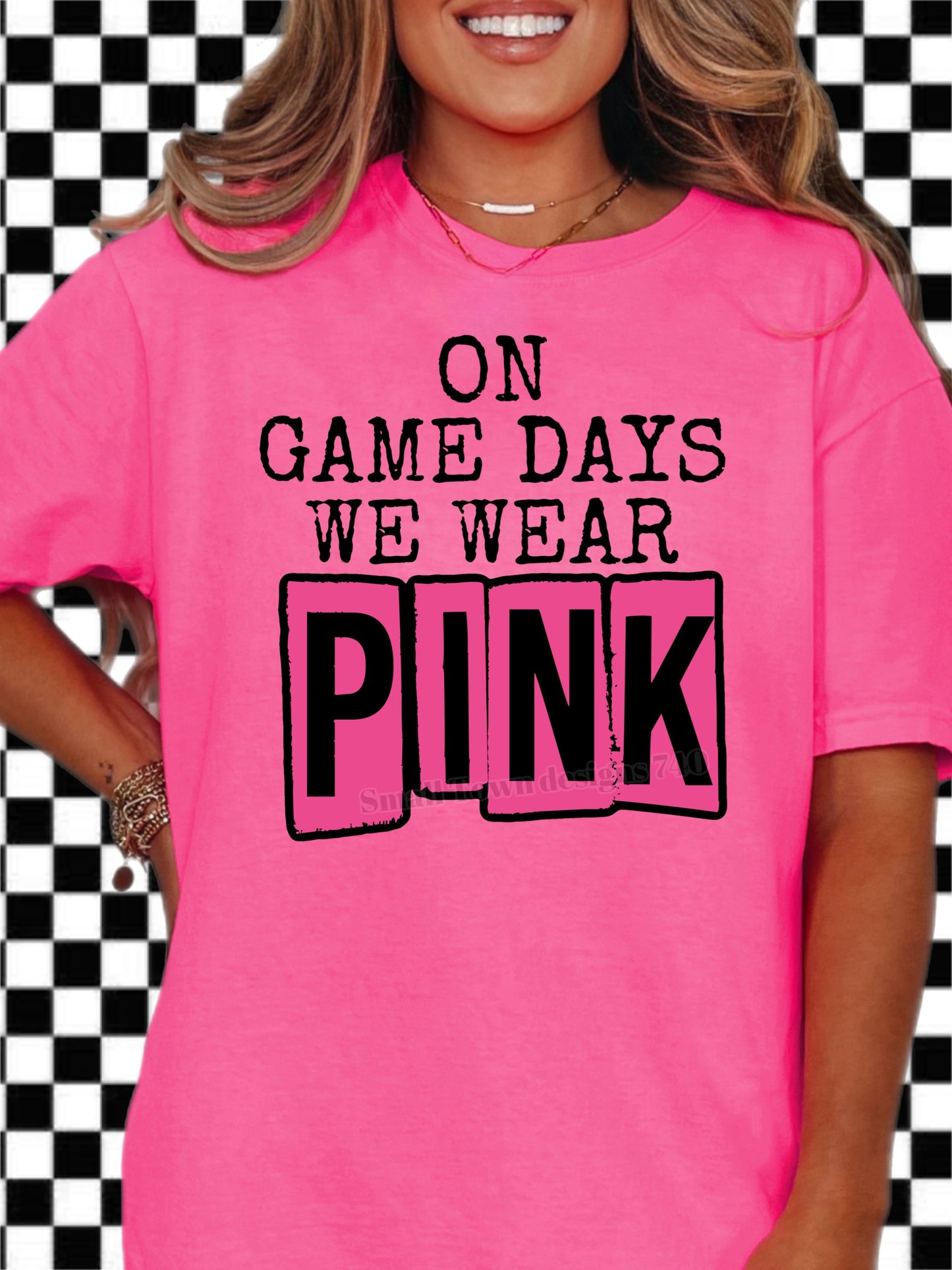 On Game Days We Wear Pink