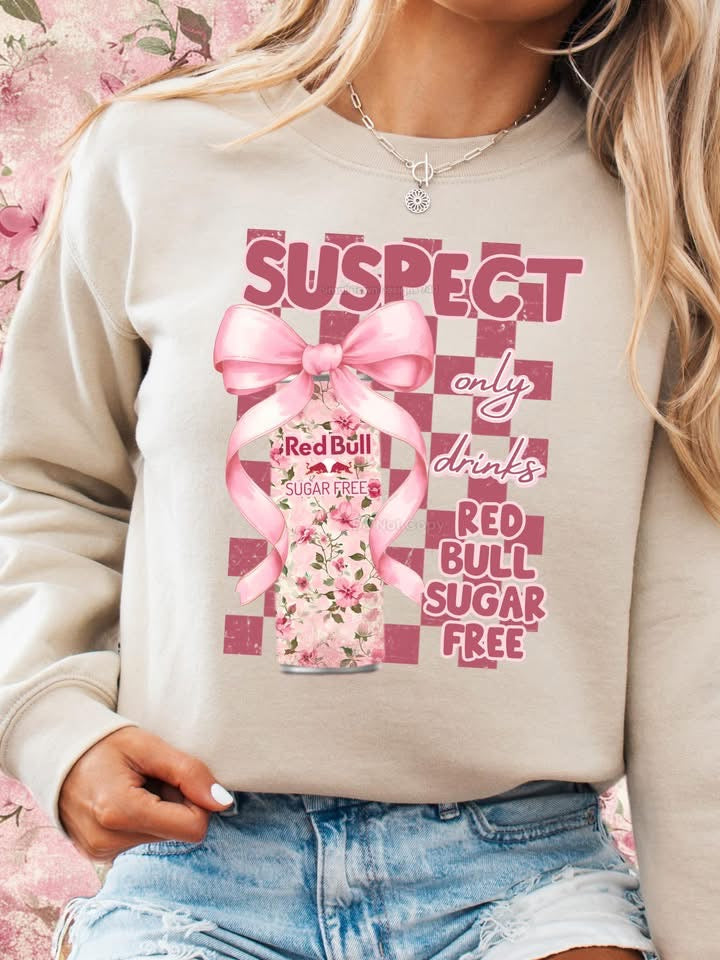 Suspect - Red Bull, Sugar Free