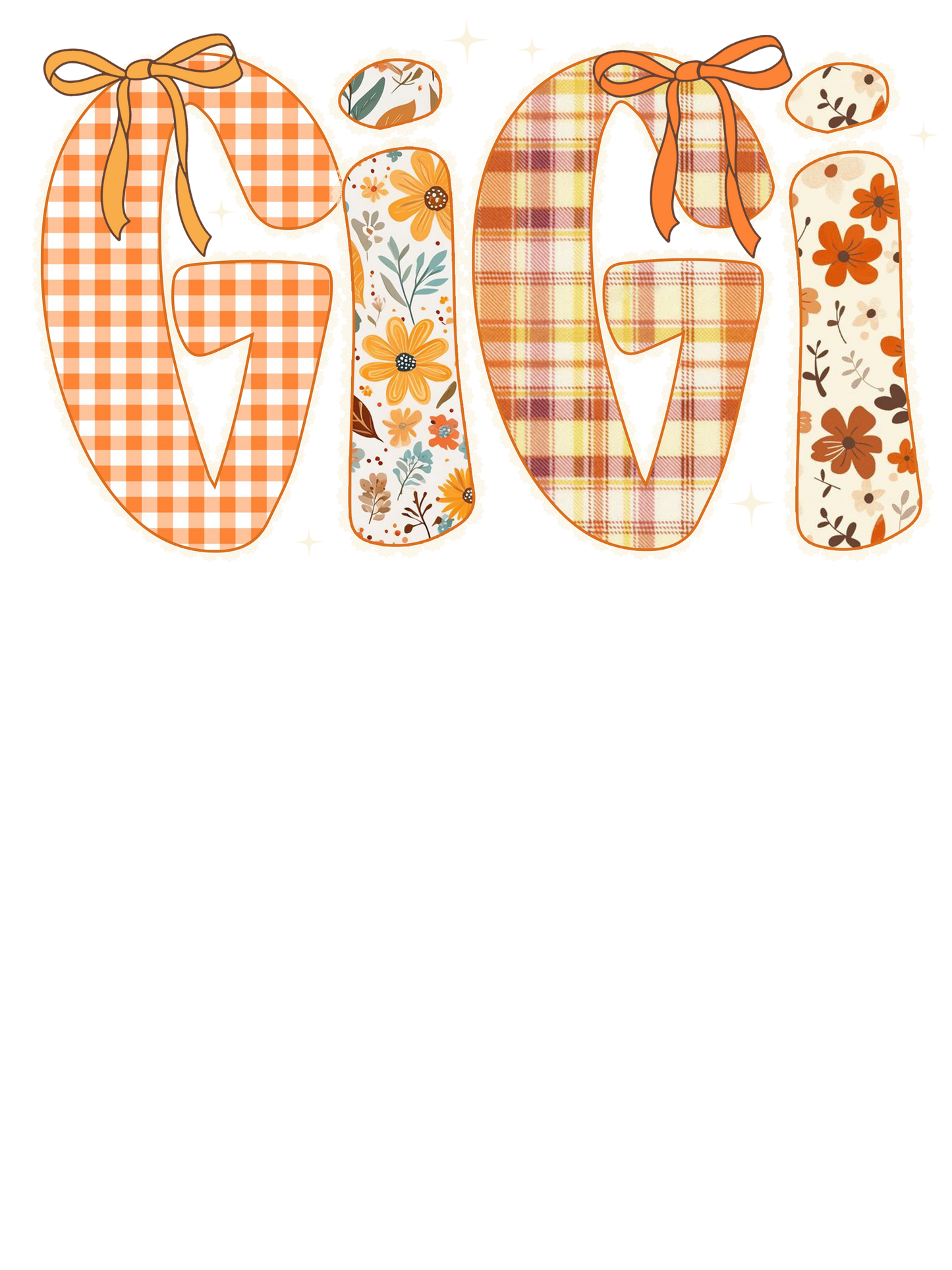 Nana Fall Colors, Mama, Gigi, Mimi