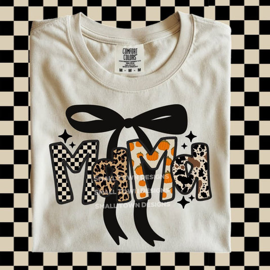 Fox Embroidery Fall Mama