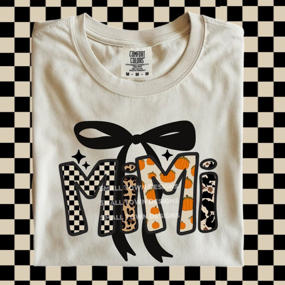 Fox Embroidery Fall Mama