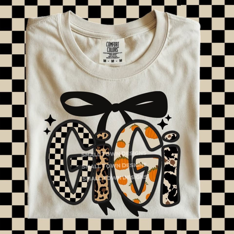 Fox Embroidery Fall Mama