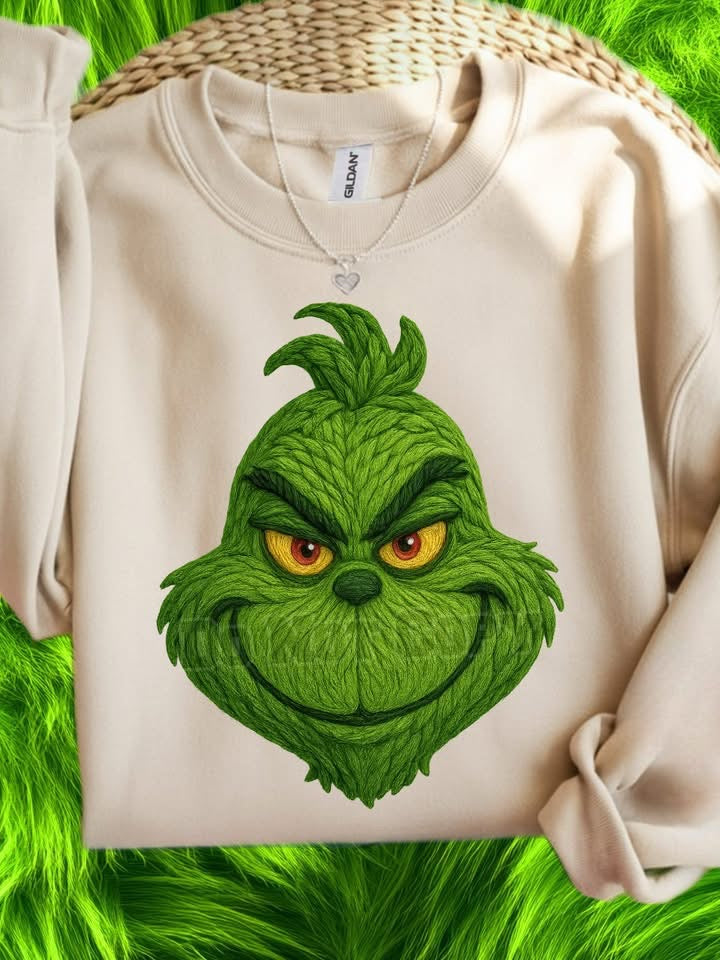 Faux Yarn Grinch