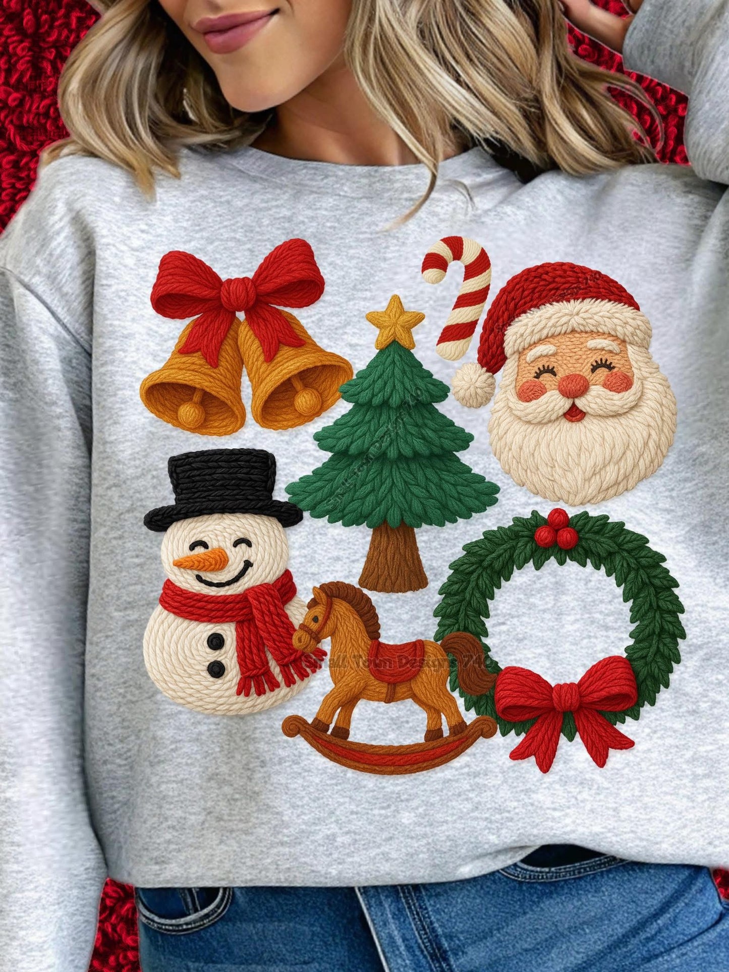 Yarn Christmas Collage