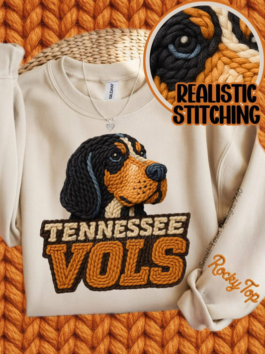 TN Volunteers Faux Yarn Style