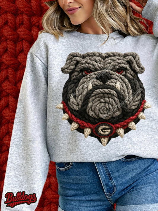 Bulldogs Faux Yarn Style