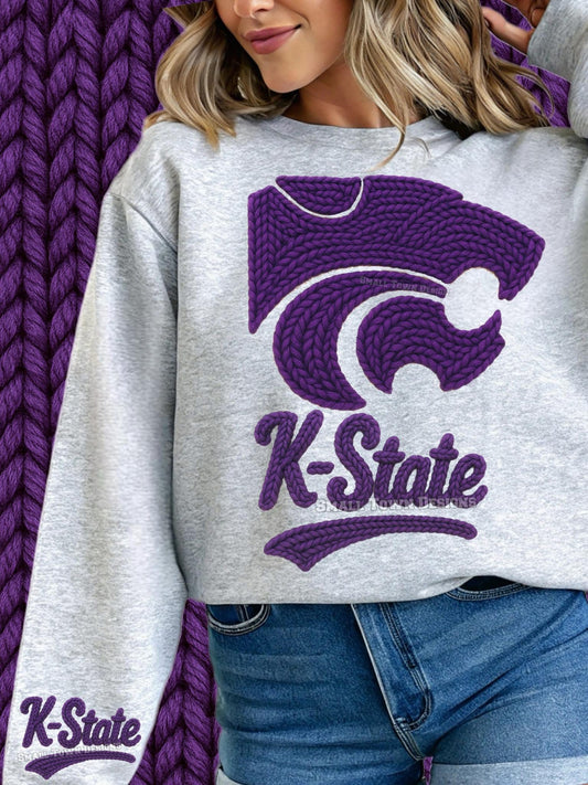 K State Faux Yarn Style