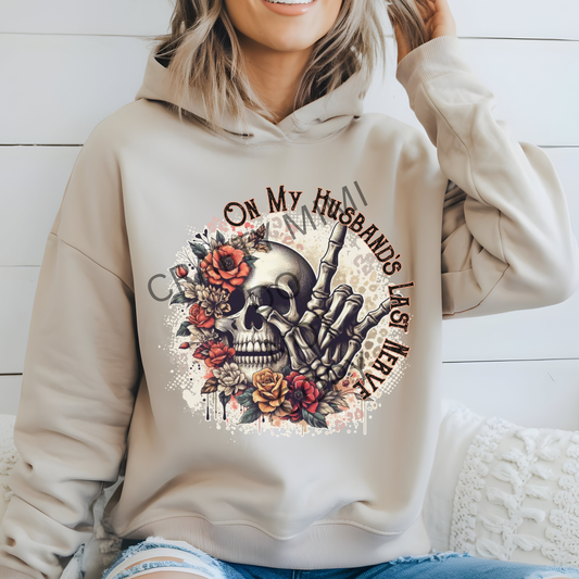 On My Husband's Last Nerve - DTF Transfer