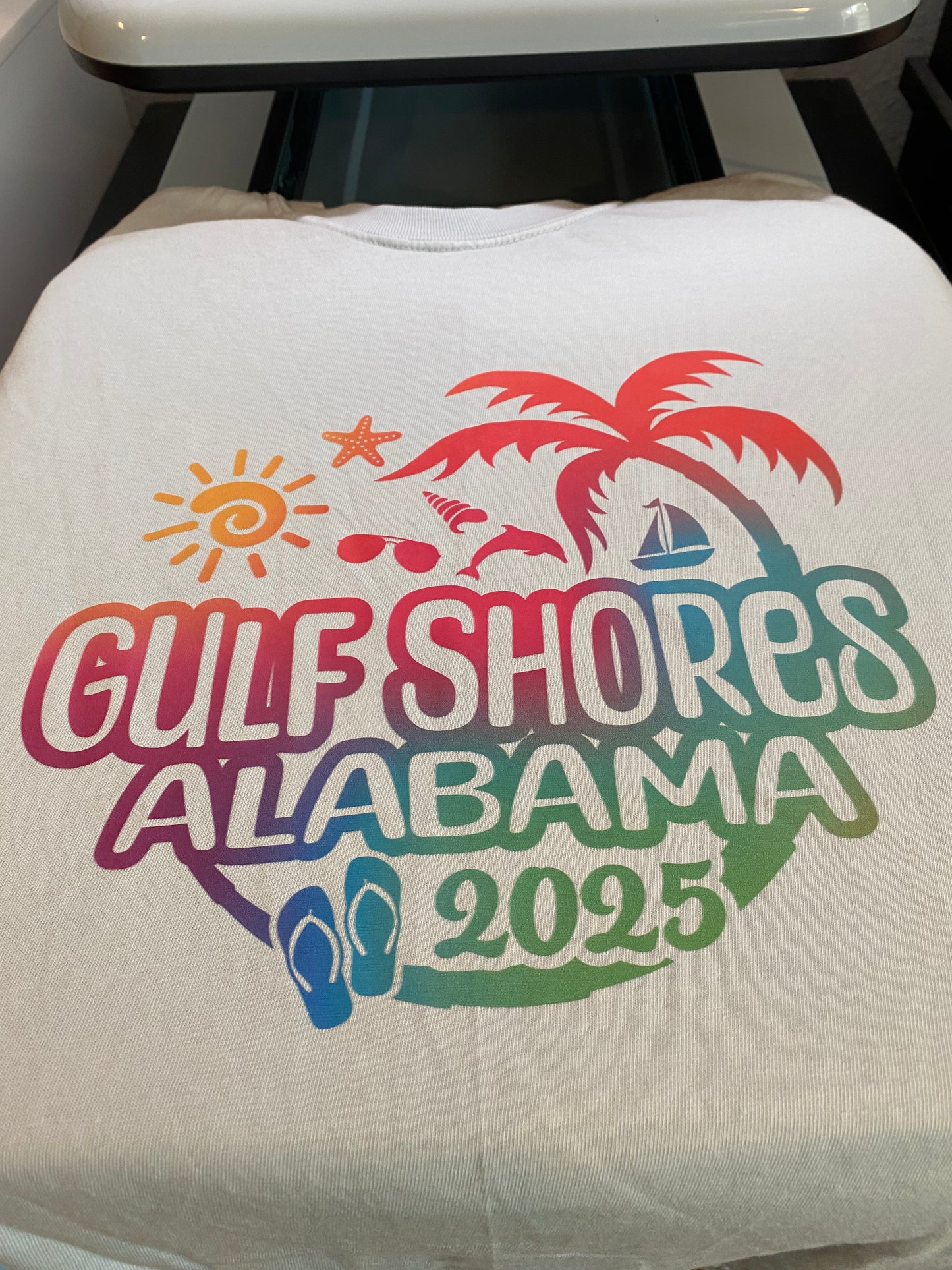 Gulf Shores 2025 Large Comfort Colors Chambray