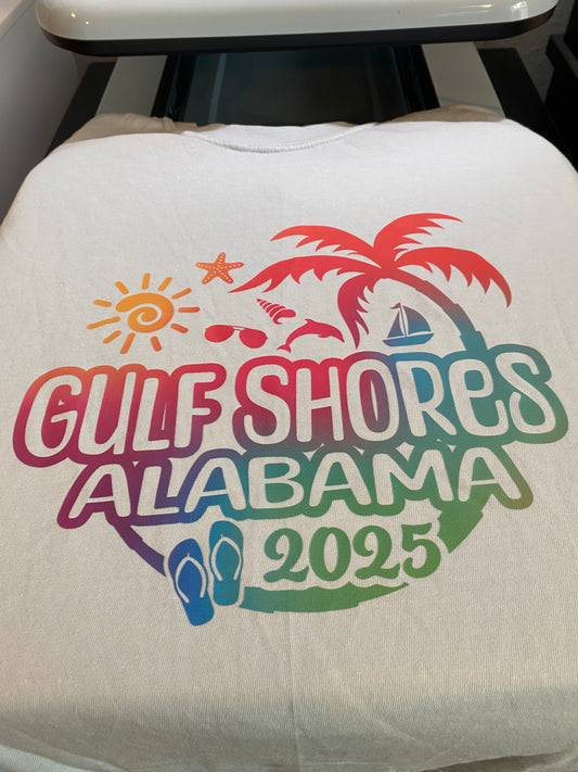Gulf Shores 2025 Large Comfort Colors Chambray