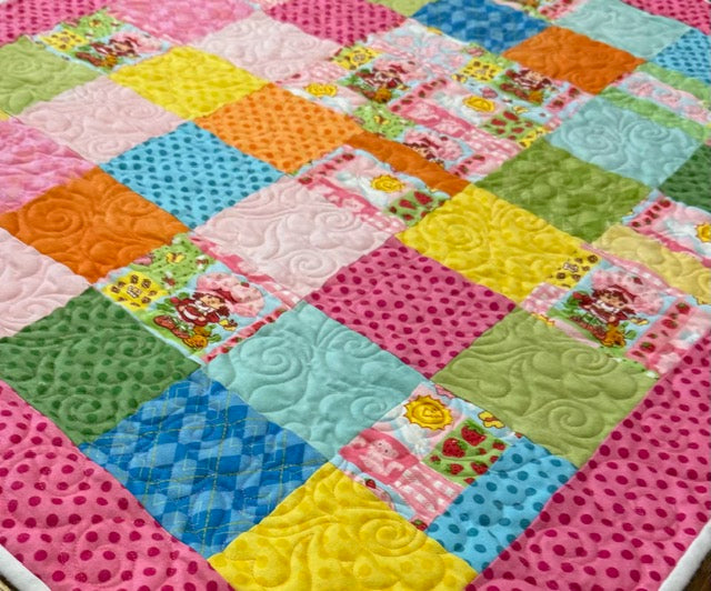Strawberry Shortcake Toddler Quilt
