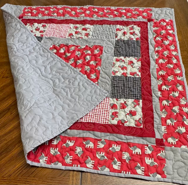Quilted Alabama Receiving Blanket