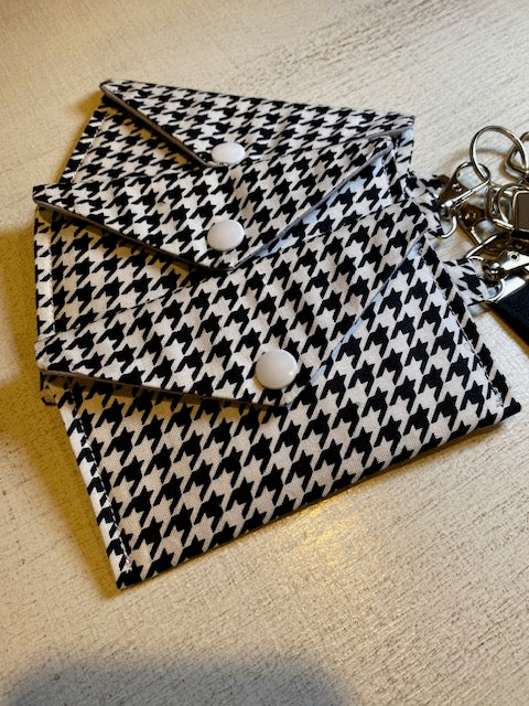 Alabama Key Fob Wristlets & Card Holder - Houndstooth