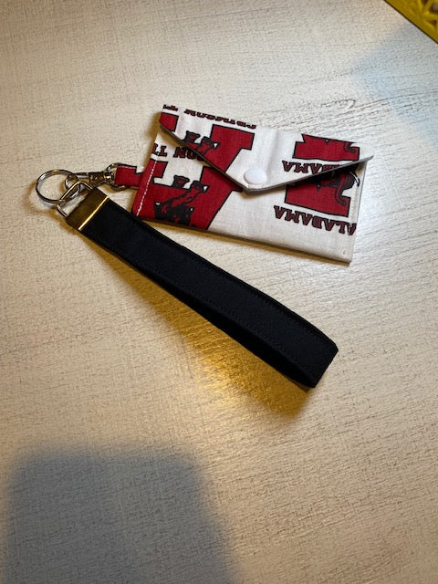 Alabama Key Fob Wristlets & Card Holder - A