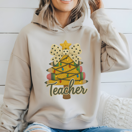 Faux Yard Christmas Tree - Teacher