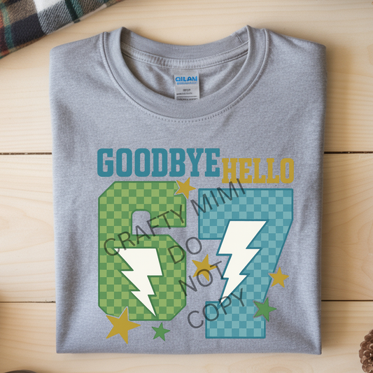 Goodbye 6 Hello 7 - Boy Version