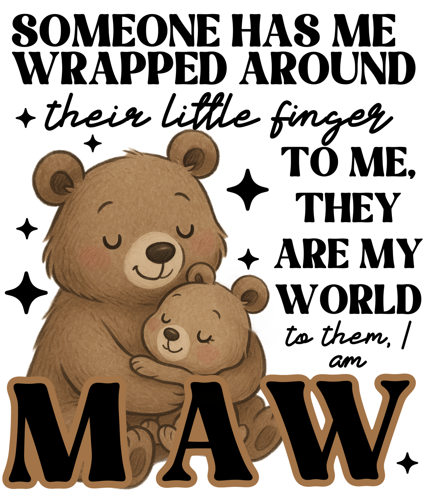 Someone Has Me Wrapped Around Their Little Finger - Gammie, Nana, Mimi, Yaya plus many more